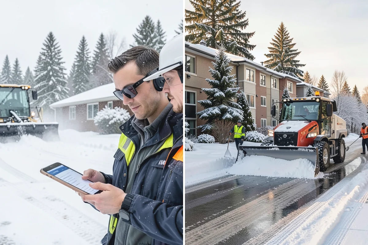 Residential Sidewalk Clearing in Wilkeson, Pierce County, WA - Walk your frontage and note shaded ice-prone sections and trip edges