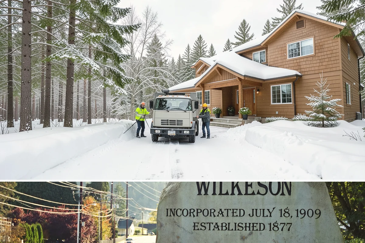 Residential Sidewalk Clearing in Wilkeson, Pierce County, WA - Western Washington sidewalk events cluster from late November through February, with the highest risk during overnight freezing...