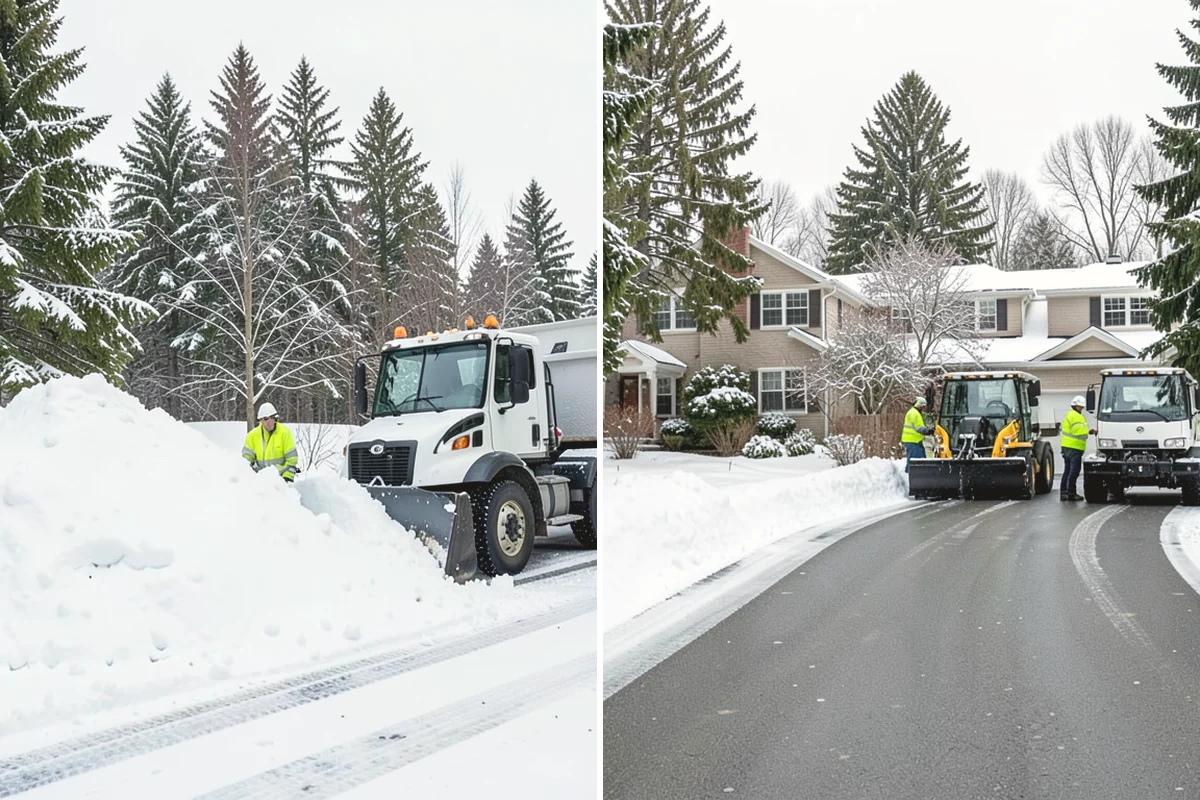 Residential Snow Plowing in Anacortes, Skagit County, WA - Confirm your driveway layout and where you need snow piled clear of the walk
