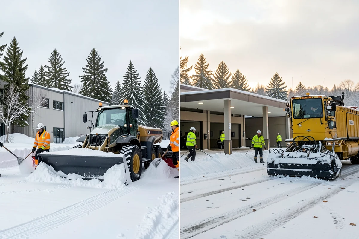 Residential Snow Plowing in Arlington, Snohomish County, WA - Confirm your driveway layout and where you need snow piled clear of the walk