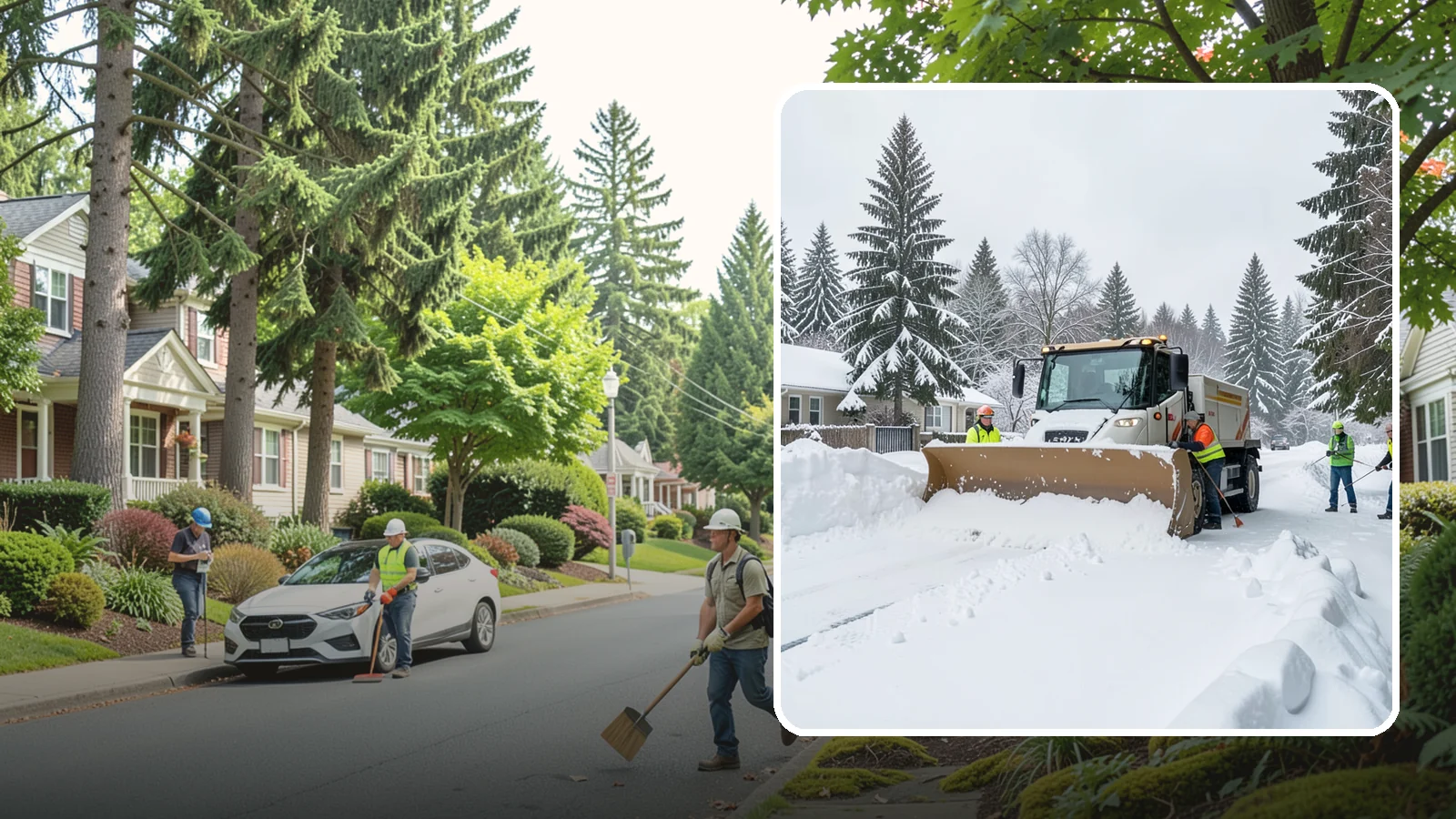 Residential Snow Plowing in Beaux Arts Village, King County, WA - We plow driveways and shared access lanes for Western Washington homes the moment a rare snow or ice event makes your street...