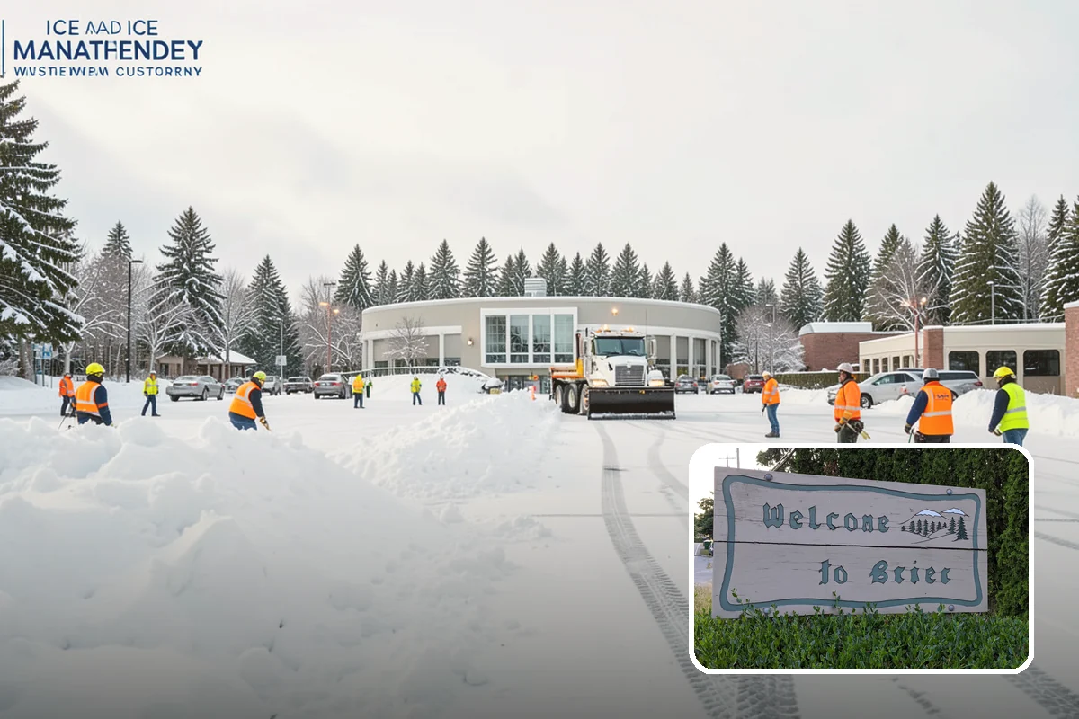 Residential Snow Plowing in Brier, Snohomish County, WA - Compact equipment sized for narrow driveways and garage aprons