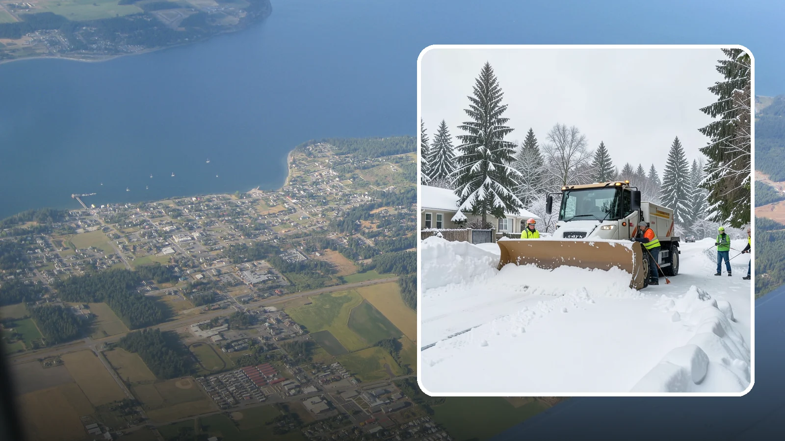 Residential Snow Plowing in Coupeville, Island County, WA - We plow driveways and shared access lanes for Western Washington homes the moment a rare snow or ice event makes your street...