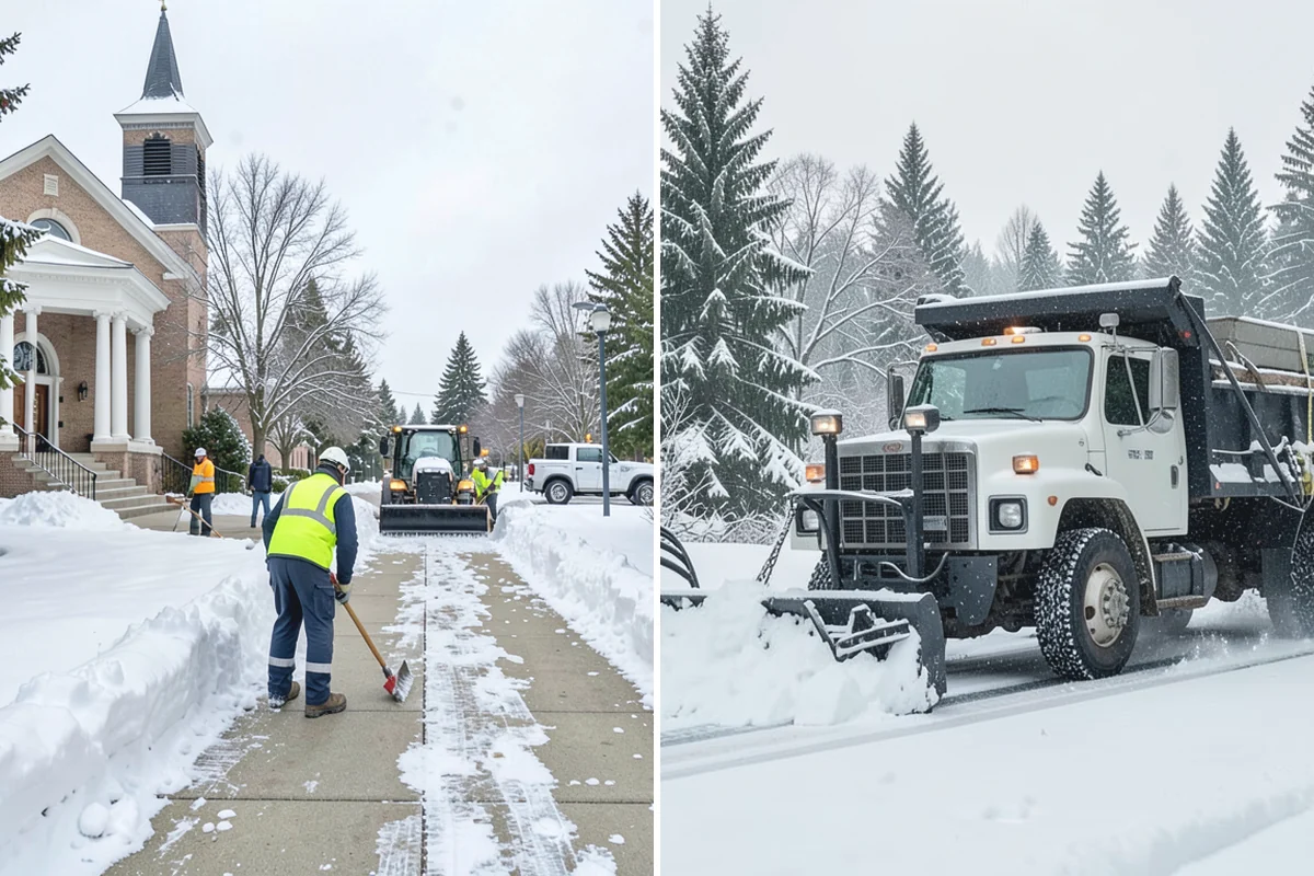 Residential Snow Plowing in Coupeville, Island County, WA - Confirm your driveway layout and where you need snow piled clear of the walk