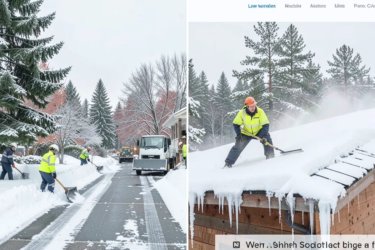 Residential Snow Plowing in Darrington, Snohomish County, WA - Confirm your driveway layout and where you need snow piled clear of the walk