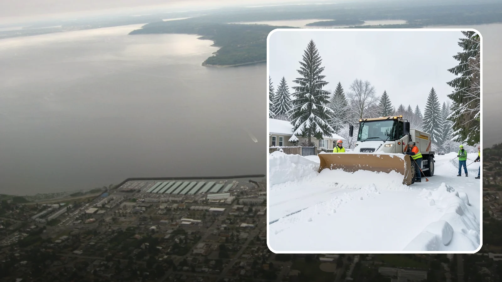 Residential Snow Plowing in Des Moines, King County, WA - We plow driveways and shared access lanes for Western Washington homes the moment a rare snow or ice event makes your street...