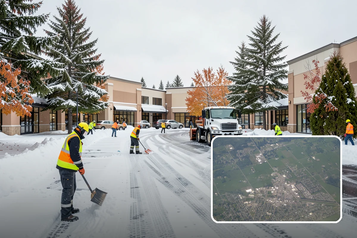 Residential Snow Plowing in Enumclaw, King County, WA - Compact equipment sized for narrow driveways and garage aprons
