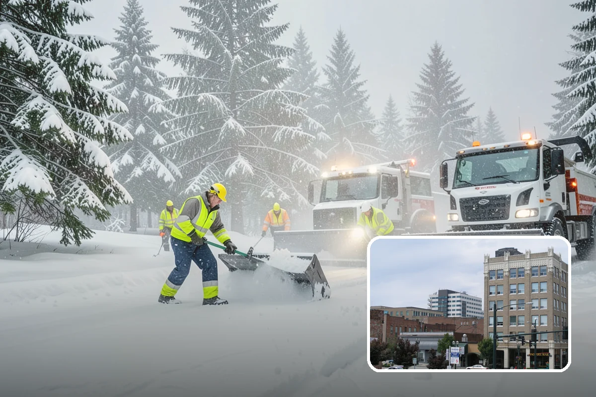 Residential Snow Plowing in Everett, Snohomish County, WA - Compact equipment sized for narrow driveways and garage aprons