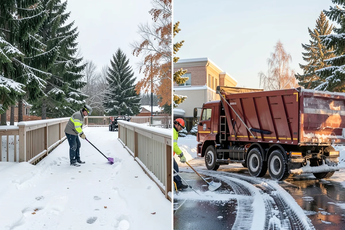 Residential Snow Plowing in Federal Way, King County, WA - Confirm your driveway layout and where you need snow piled clear of the walk