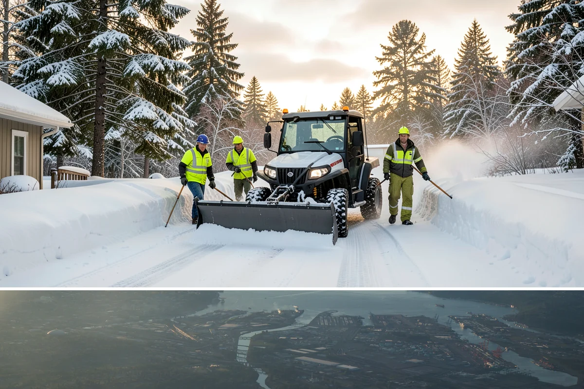 Residential Snow Plowing in Fife, Pierce County, WA - Book before the first advisory of the season, typically November through February, since Western Washington snow arrives fast and...