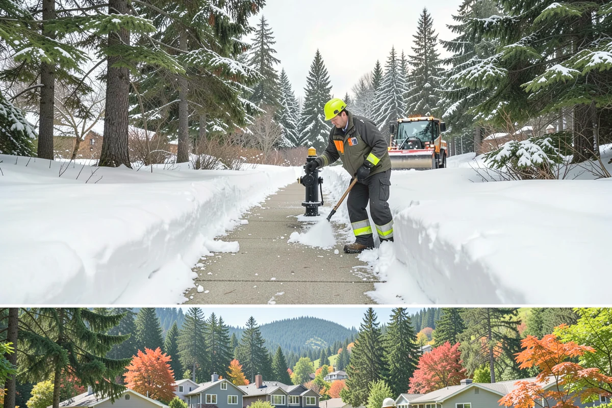 Residential Snow Plowing in Fircrest, Pierce County, WA - Book before the first advisory of the season, typically November through February, since Western Washington snow arrives fast and...