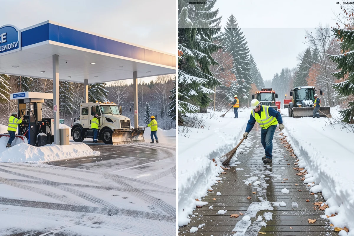 Residential Snow Plowing in Gold Bar, Snohomish County, WA - Confirm your driveway layout and where you need snow piled clear of the walk