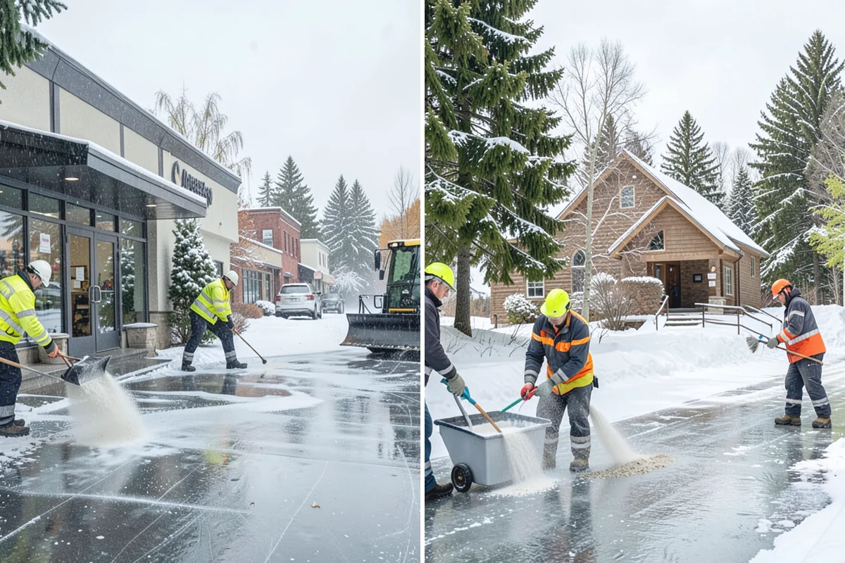 Residential Snow Plowing in Granite Falls, Snohomish County, WA - Confirm your driveway layout and where you need snow piled clear of the walk