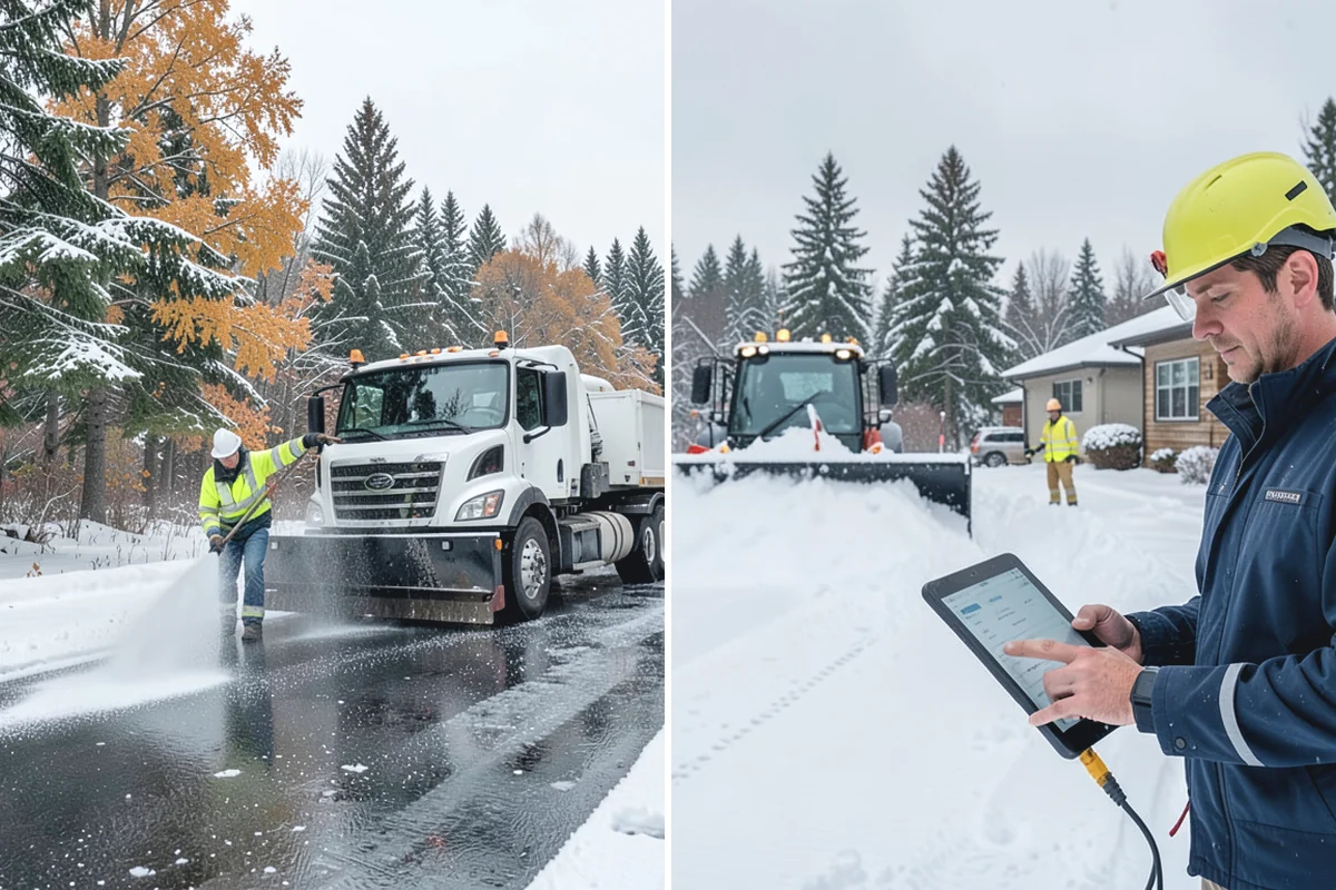 Residential Snow Plowing in Hamilton, Skagit County, WA - Confirm your driveway layout and where you need snow piled clear of the walk