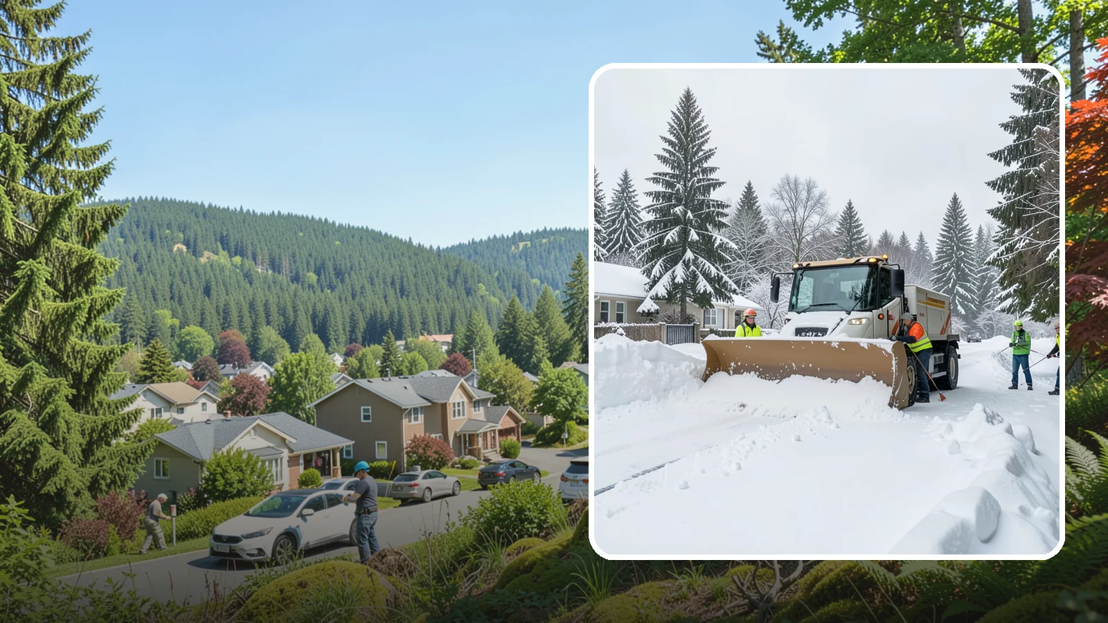 Residential Snow Plowing in Index, Snohomish County, WA - We plow driveways and shared access lanes for Western Washington homes the moment a rare snow or ice event makes your street...