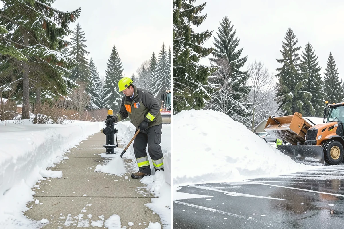Residential Snow Plowing in Issaquah, King County, WA - Confirm your driveway layout and where you need snow piled clear of the walk