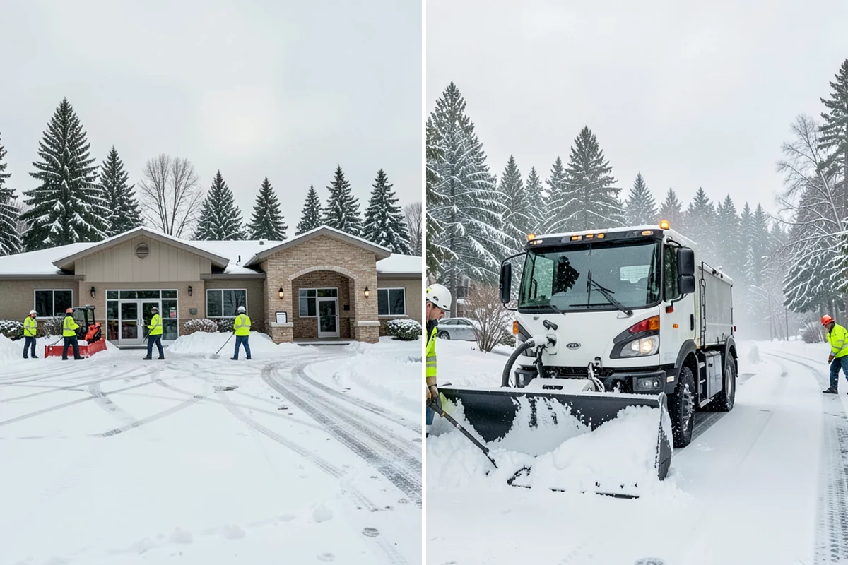 Residential Snow Plowing in Kenmore, King County, WA - Confirm your driveway layout and where you need snow piled clear of the walk