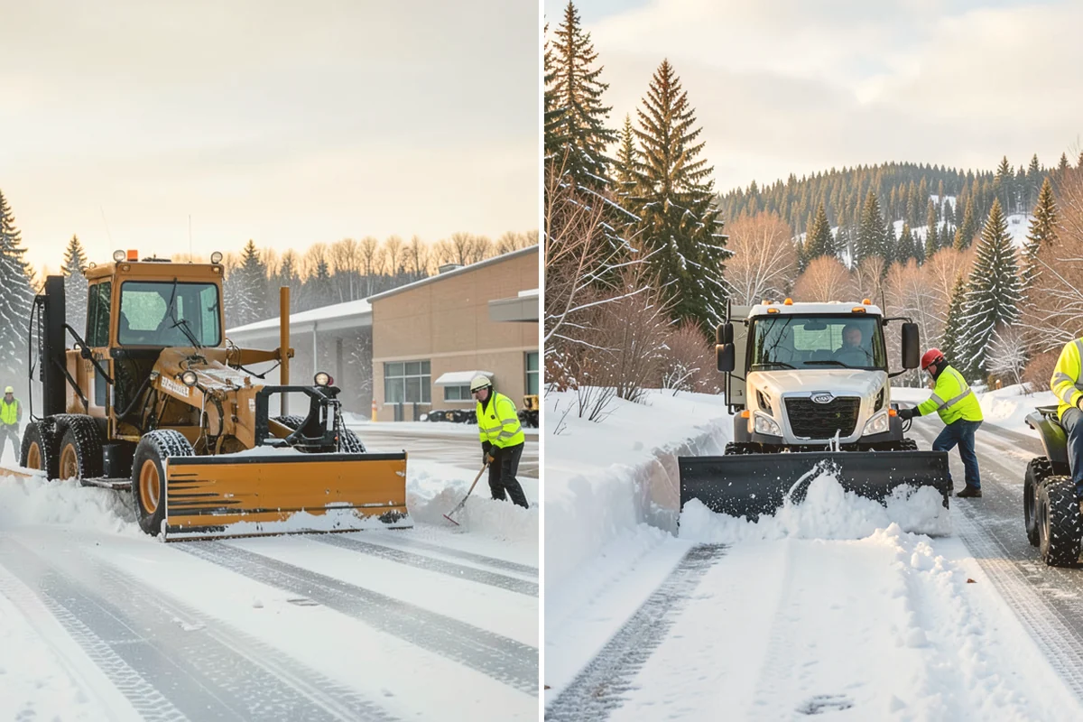 Residential Snow Plowing in Kirkland, King County, WA - Confirm your driveway layout and where you need snow piled clear of the walk