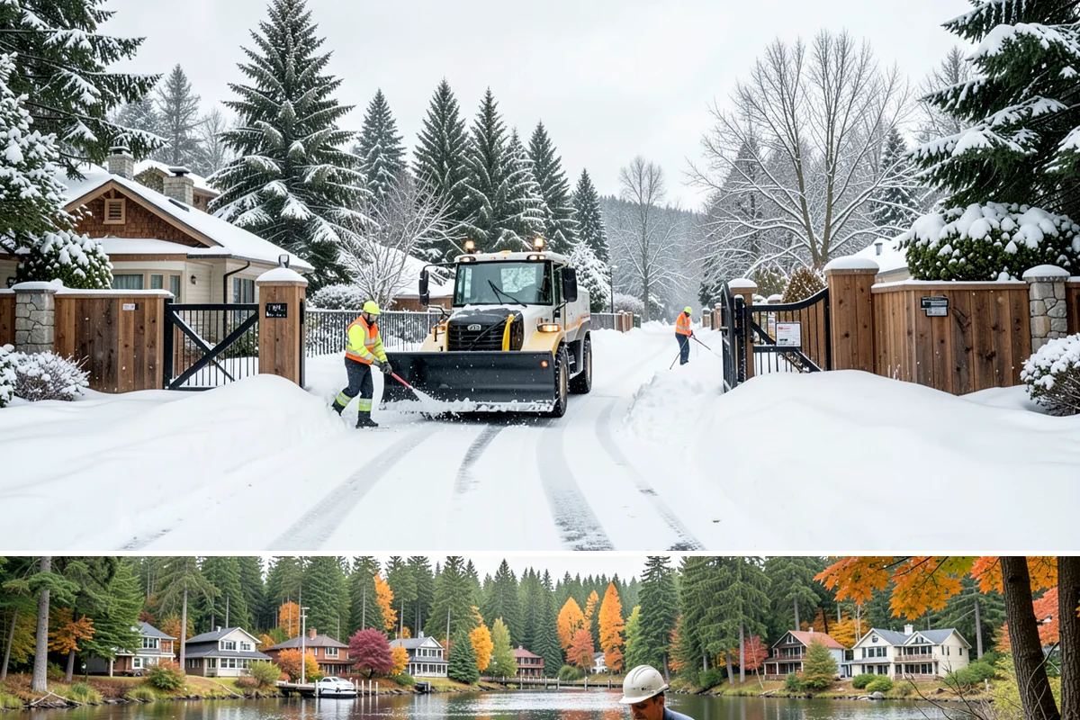 Residential Snow Plowing in La Conner, Skagit County, WA - Book before the first advisory of the season, typically November through February, since Western Washington snow arrives fast and...