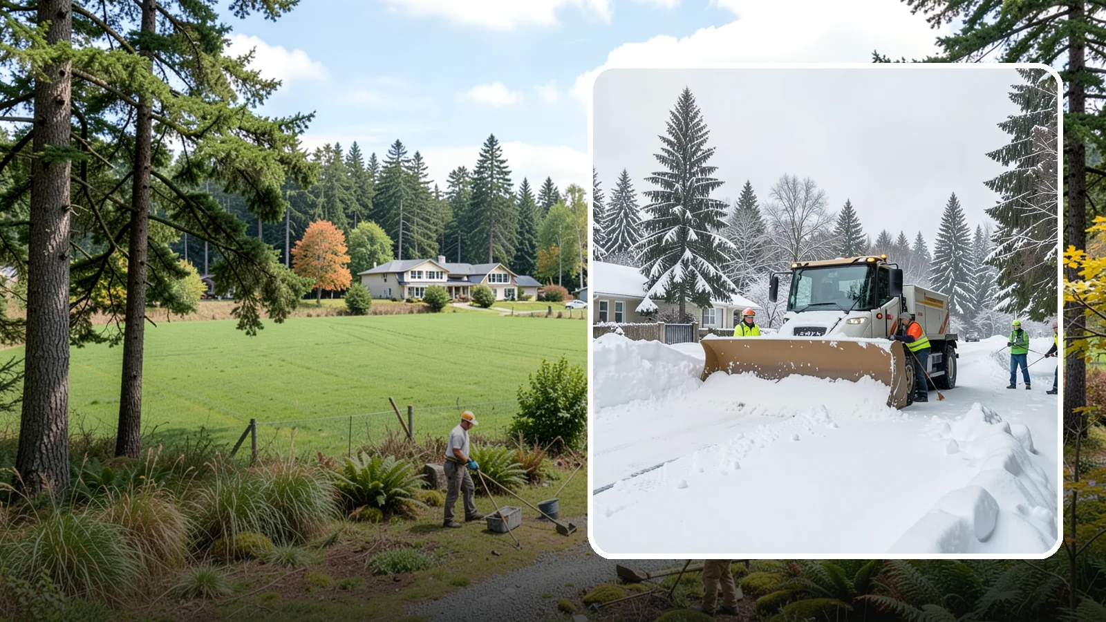 Residential Snow Plowing in Lyman, Skagit County, WA - We plow driveways and shared access lanes for Western Washington homes the moment a rare snow or ice event makes your street...