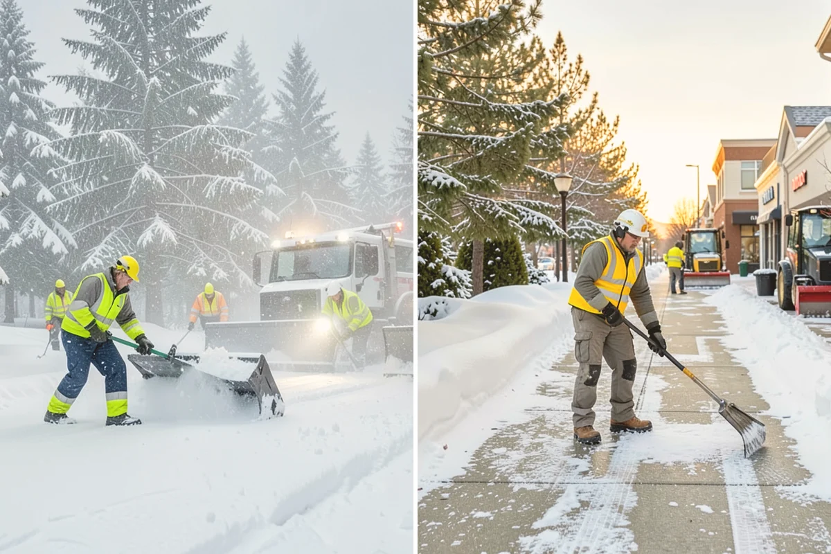 Residential Snow Plowing in Lynnwood, Snohomish County, WA - Confirm your driveway layout and where you need snow piled clear of the walk