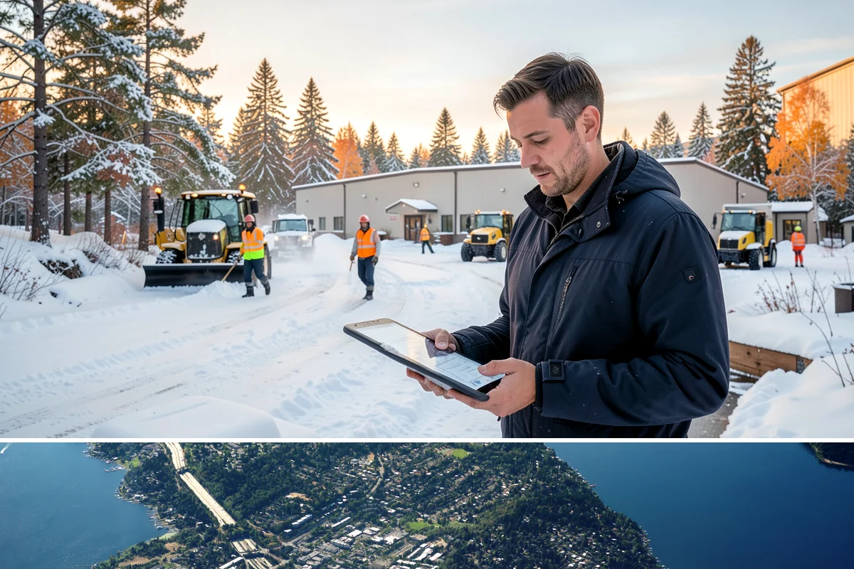 Residential Snow Plowing in Mercer Island, King County, WA - Book before the first advisory of the season, typically November through February, since Western Washington snow arrives fast and...
