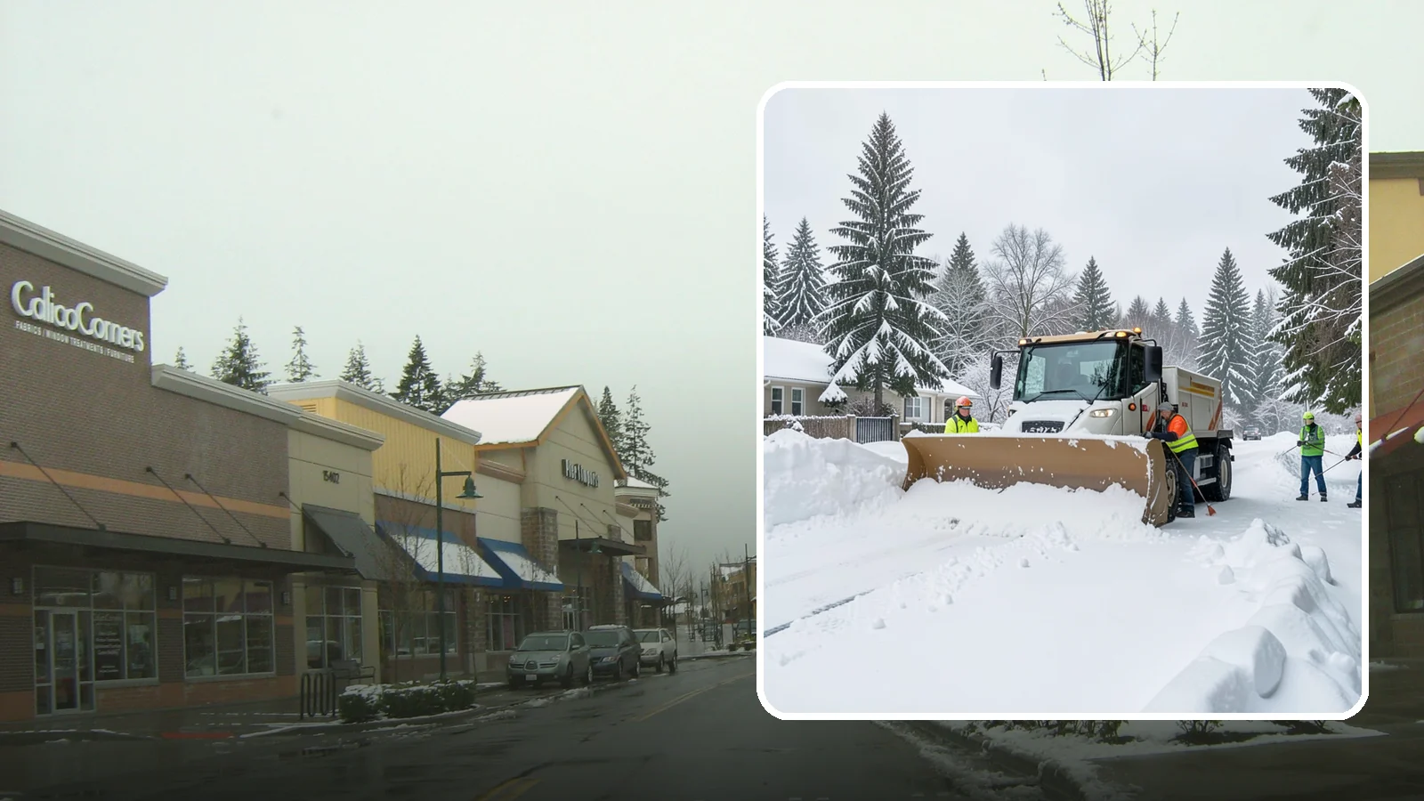 Residential Snow Plowing in Mill Creek, Snohomish County, WA - We plow driveways and shared access lanes for Western Washington homes the moment a rare snow or ice event makes your street...