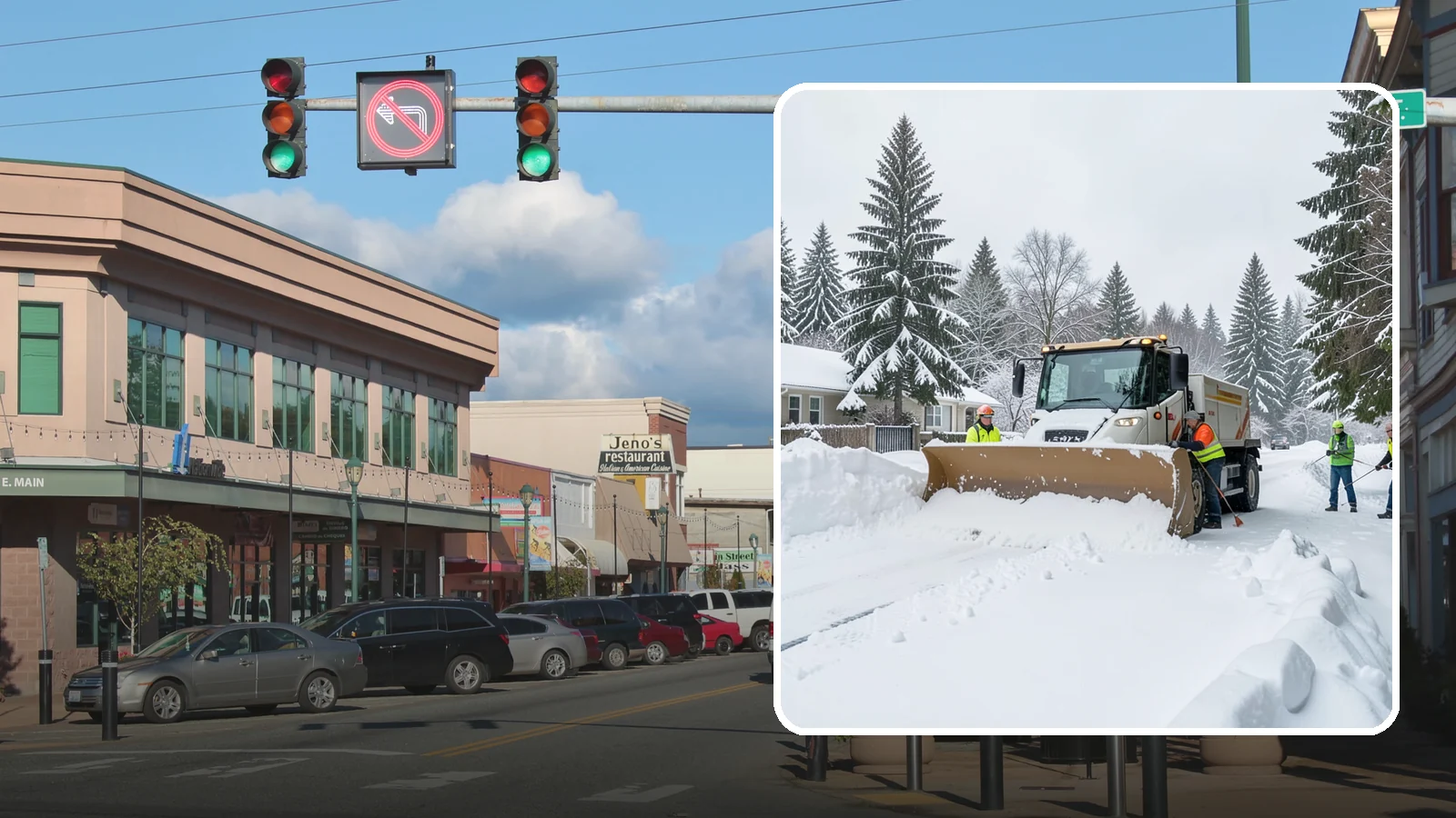 Residential Snow Plowing in Monroe, Snohomish County, WA - We plow driveways and shared access lanes for Western Washington homes the moment a rare snow or ice event makes your street...