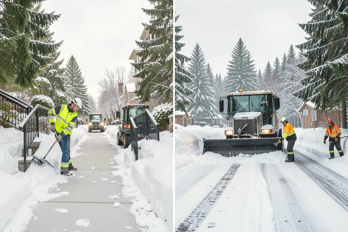 Residential Snow Plowing in Mount Vernon, Skagit County, WA - Confirm your driveway layout and where you need snow piled clear of the walk