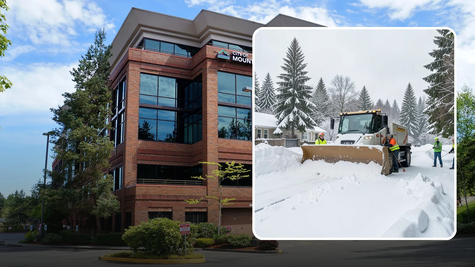 Residential Snow Plowing in Mountlake Terrace, Snohomish County, WA - We plow driveways and shared access lanes for Western Washington homes the moment a rare snow or ice event makes your street...