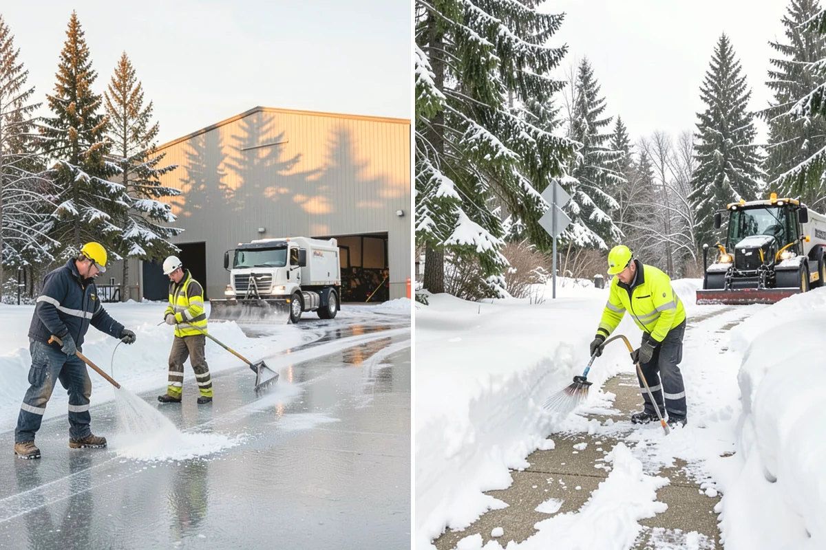 Residential Snow Plowing in Mukilteo, Snohomish County, WA - Confirm your driveway layout and where you need snow piled clear of the walk