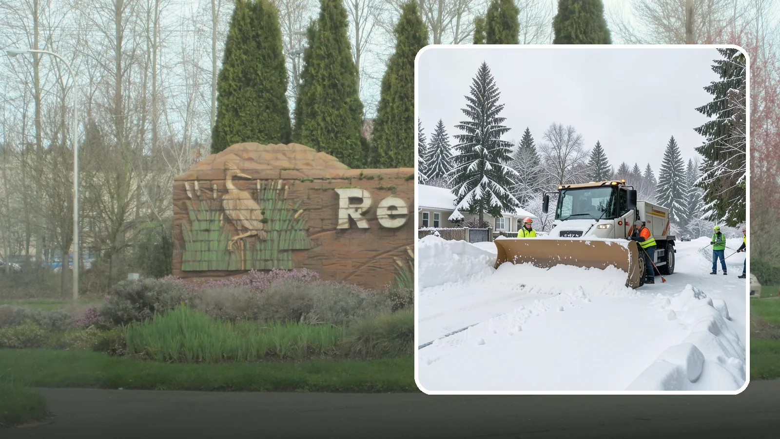 Residential Snow Plowing in Renton, King County, WA - We plow driveways and shared access lanes for Western Washington homes the moment a rare snow or ice event makes your street...