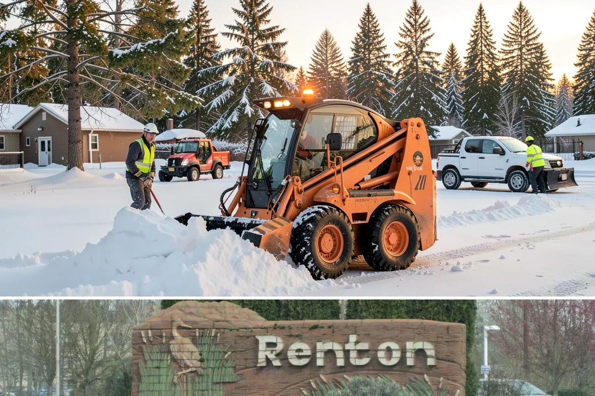 Residential Snow Plowing in Renton, King County, WA - Book before the first advisory of the season, typically November through February, since Western Washington snow arrives fast and...