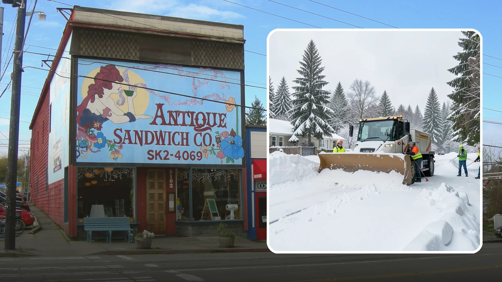Residential Snow Plowing in Ruston, Pierce County, WA - We plow driveways and shared access lanes for Western Washington homes the moment a rare snow or ice event makes your street...