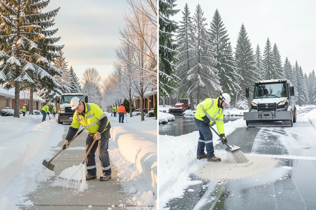 Residential Snow Plowing in Ruston, Pierce County, WA - Confirm your driveway layout and where you need snow piled clear of the walk