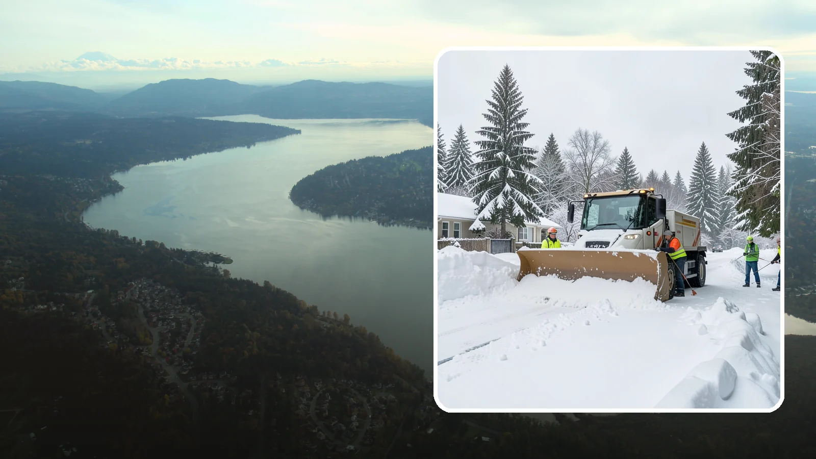 Residential Snow Plowing in Sammamish, King County, WA - We plow driveways and shared access lanes for Western Washington homes the moment a rare snow or ice event makes your street...