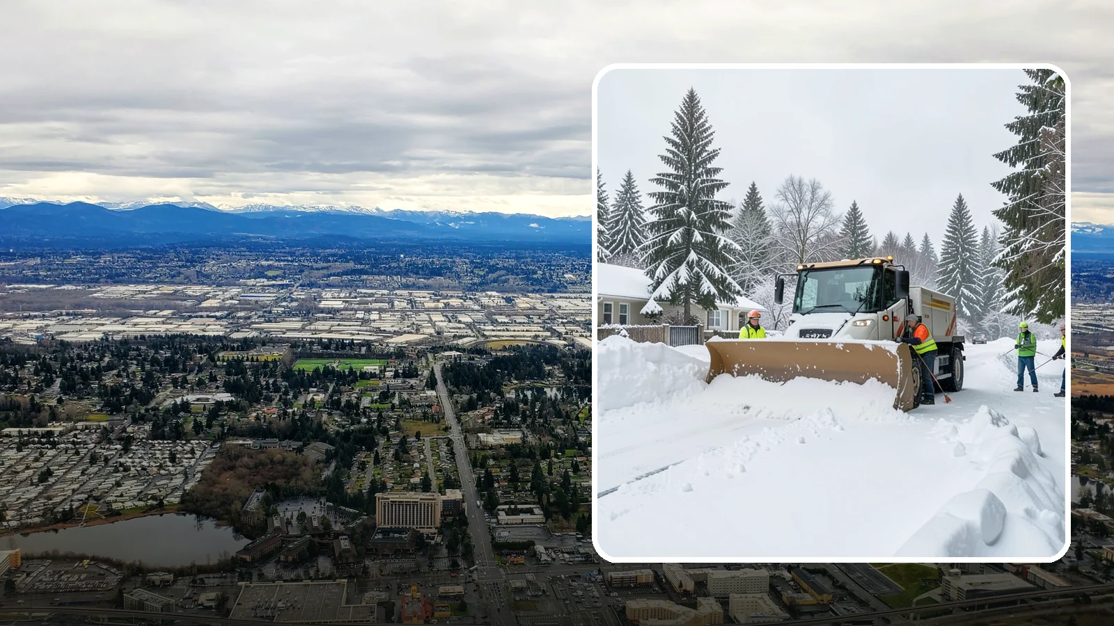Residential Snow Plowing in SeaTac, King County, WA - We plow driveways and shared access lanes for Western Washington homes the moment a rare snow or ice event makes your street...