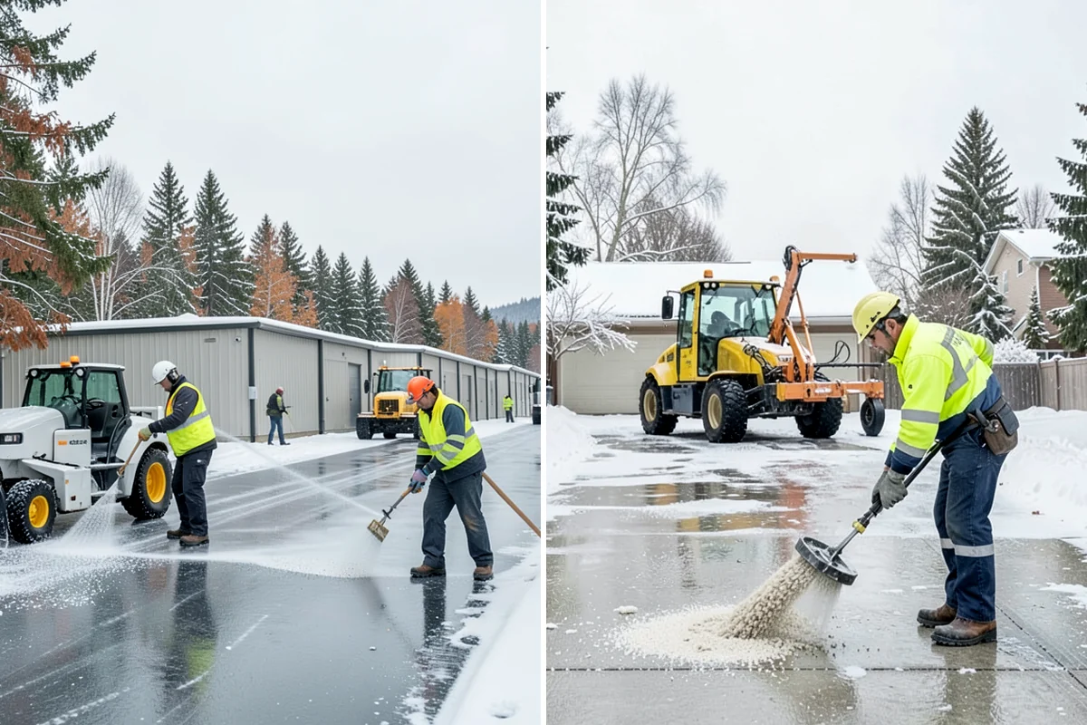 Residential Snow Plowing in Sedro-Woolley, Skagit County, WA - Confirm your driveway layout and where you need snow piled clear of the walk