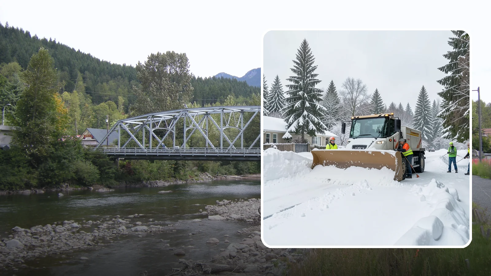 Residential Snow Plowing in Skykomish, King County, WA - We plow driveways and shared access lanes for Western Washington homes the moment a rare snow or ice event makes your street...