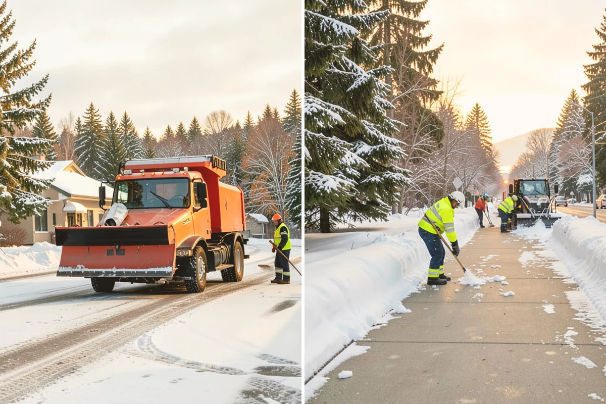 Residential Snow Plowing in Snohomish, Snohomish County, WA - Confirm your driveway layout and where you need snow piled clear of the walk
