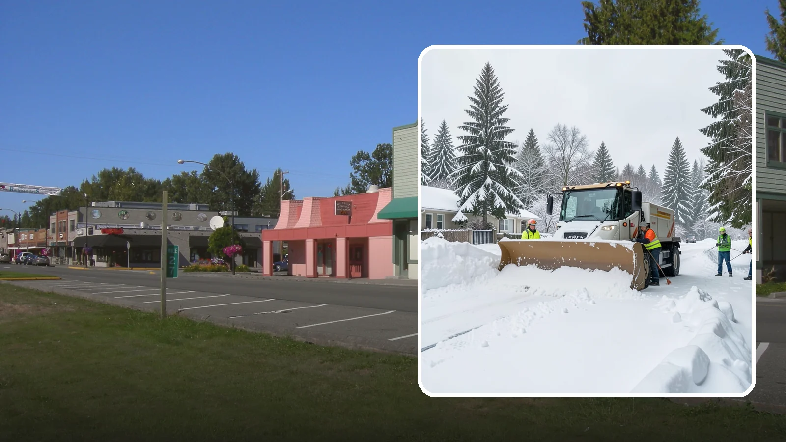 Residential Snow Plowing in Snoqualmie, King County, WA - We plow driveways and shared access lanes for Western Washington homes the moment a rare snow or ice event makes your street...