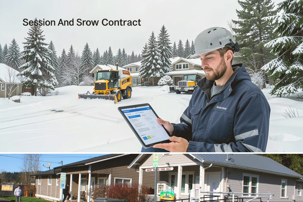 Residential Snow Plowing in South Prairie, Pierce County, WA - Book before the first advisory of the season, typically November through February, since Western Washington snow arrives fast and...