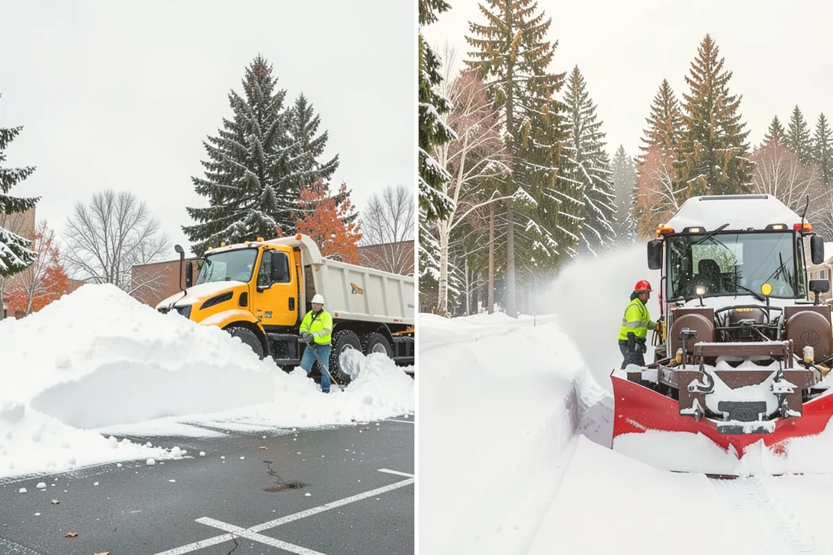 Residential Snow Plowing in Stanwood, Snohomish County, WA - Confirm your driveway layout and where you need snow piled clear of the walk