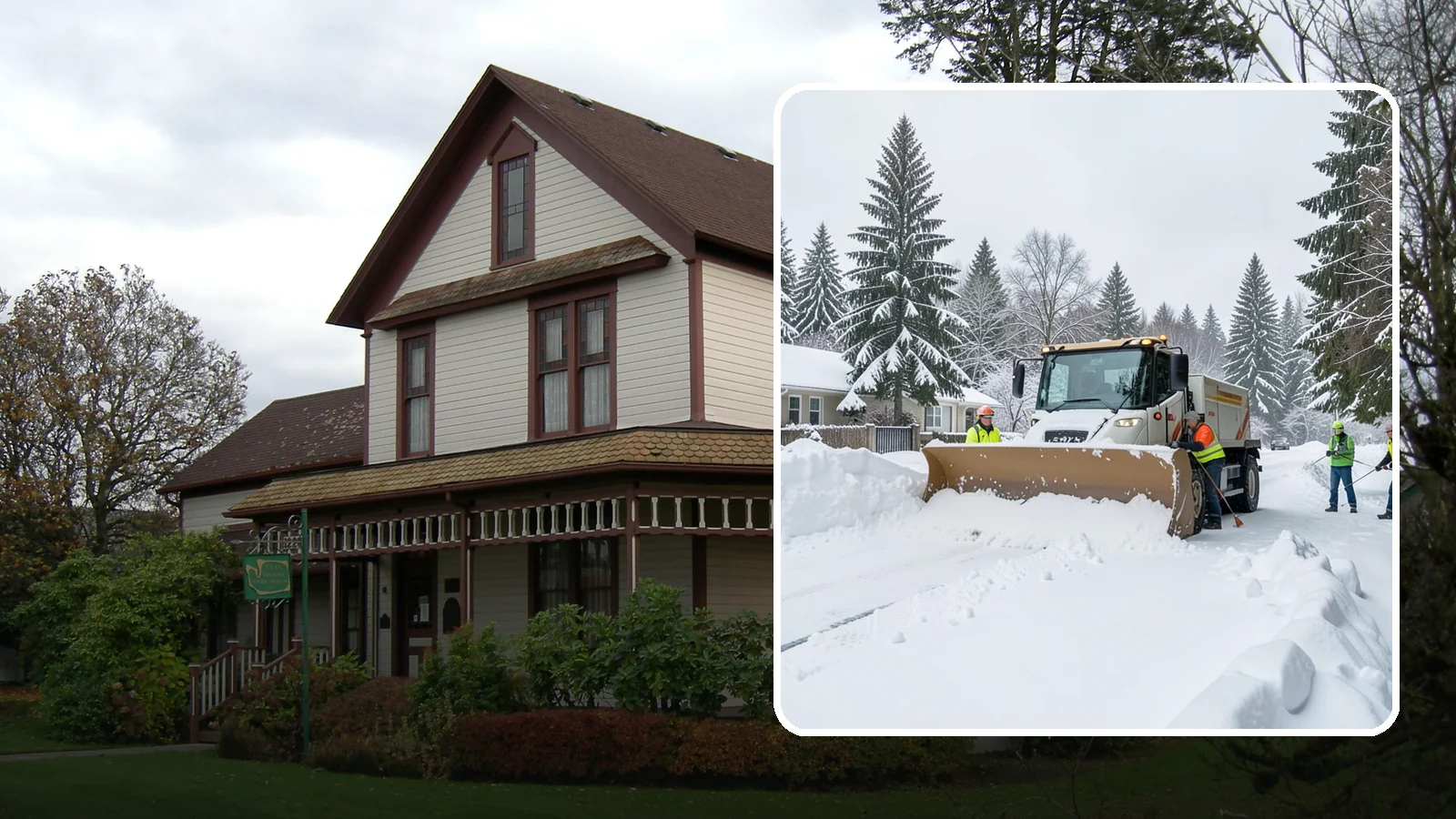Residential Snow Plowing in Sumner, Pierce County, WA - We plow driveways and shared access lanes for Western Washington homes the moment a rare snow or ice event makes your street...