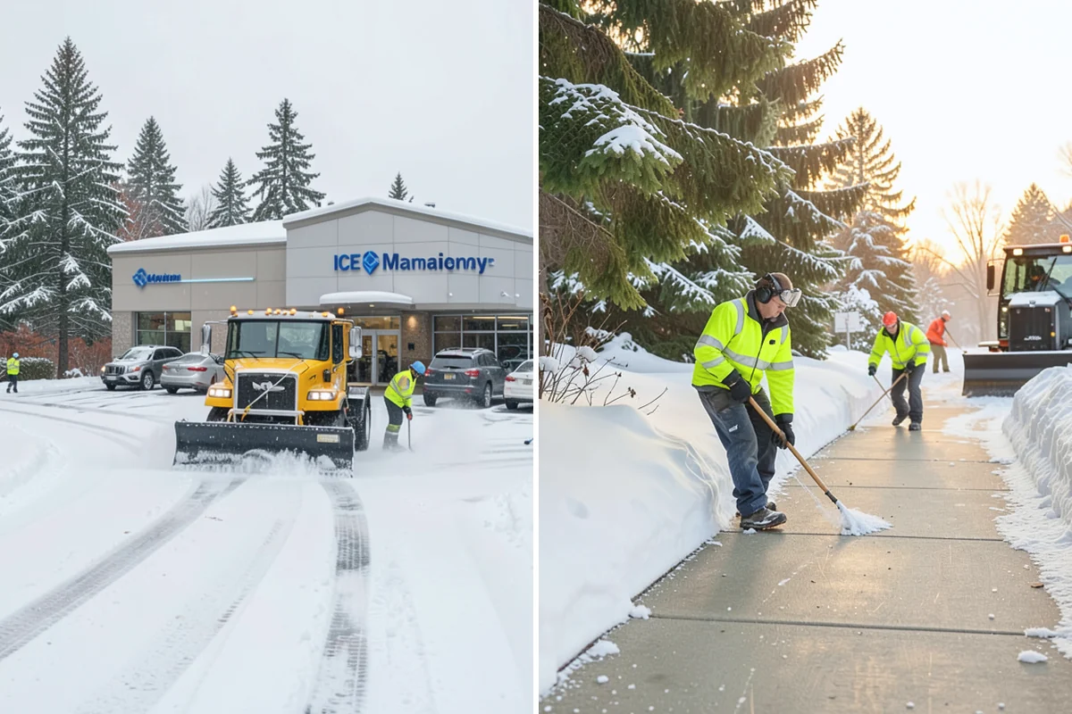 Residential Snow Plowing in Wilkeson, Pierce County, WA - Confirm your driveway layout and where you need snow piled clear of the walk