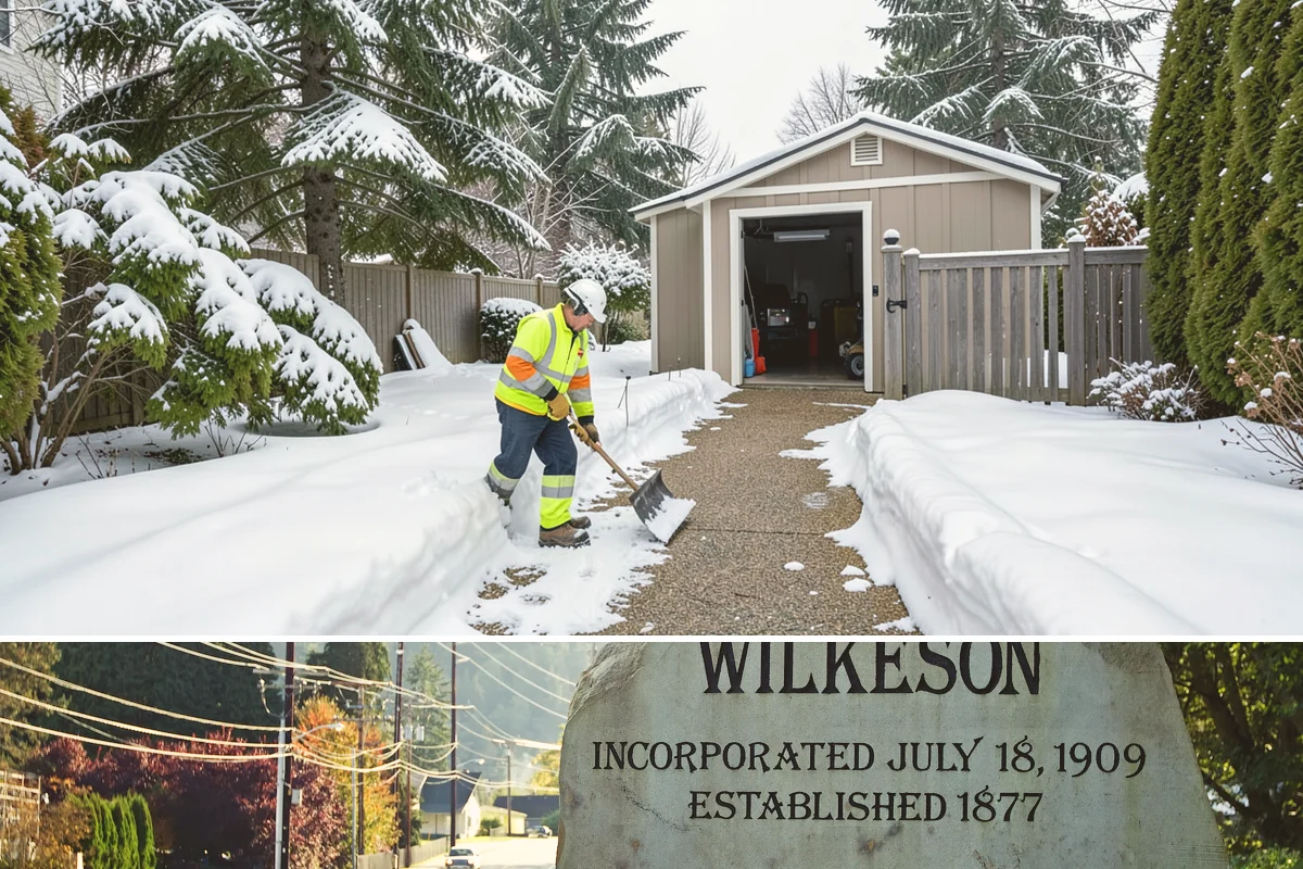 Residential Snow Plowing in Wilkeson, Pierce County, WA - Book before the first advisory of the season, typically November through February, since Western Washington snow arrives fast and...