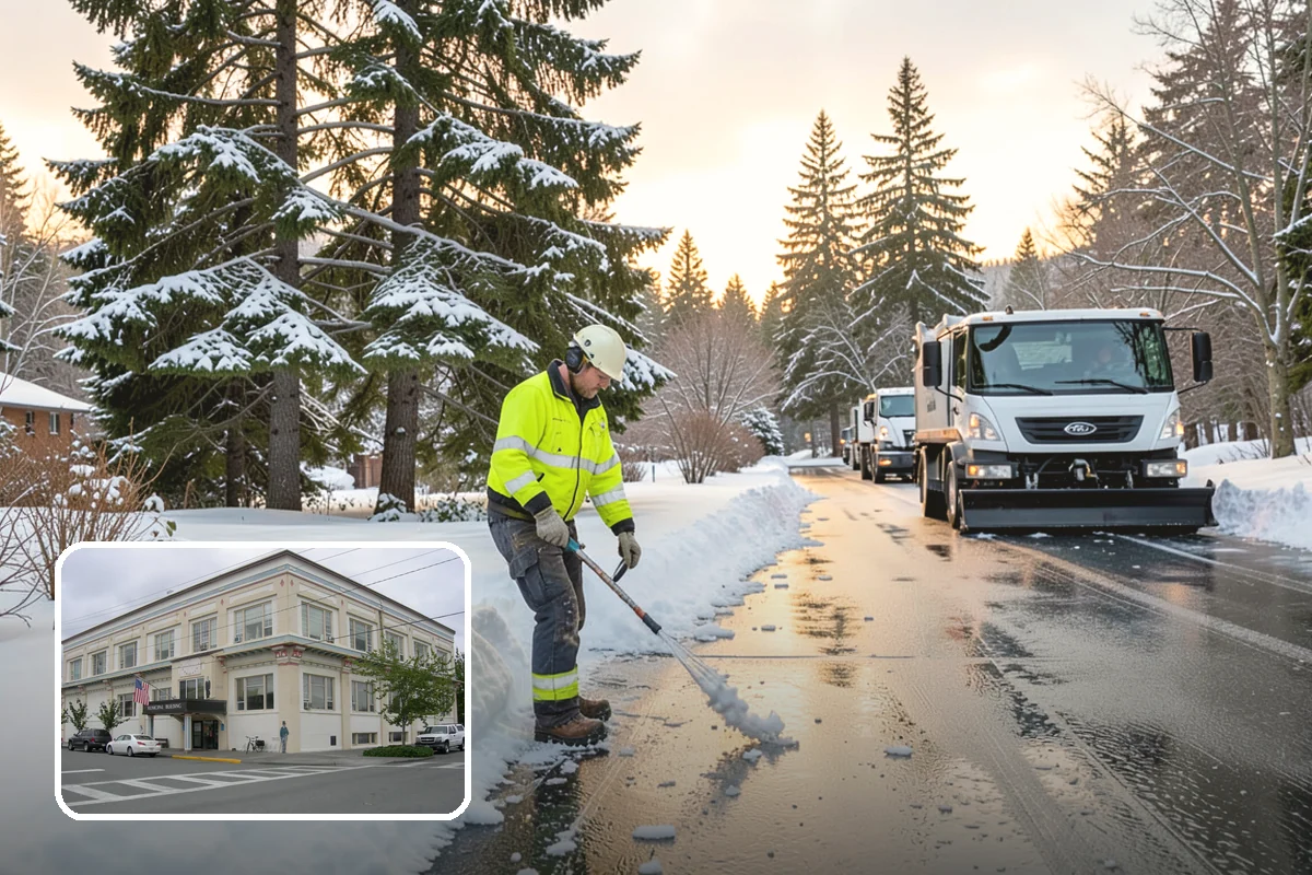 Residential Snow Removal in Anacortes, Skagit County, WA - Reaches surfaces city plows ignore on residential streets