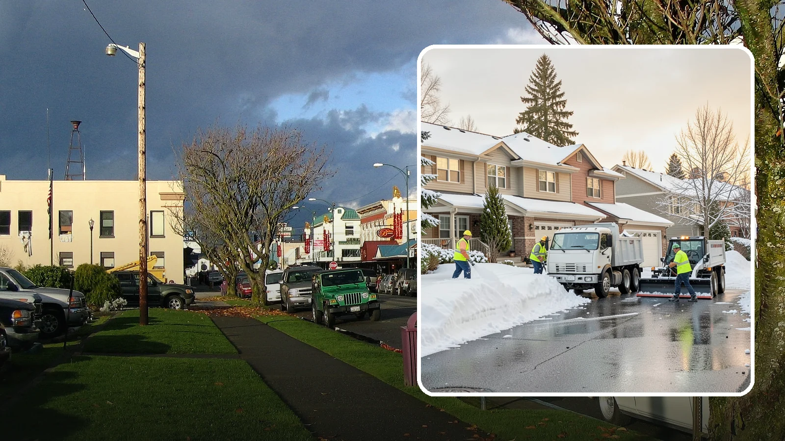 Residential Snow Removal in Arlington, Snohomish County, WA - We clear snow and ice from Western Washington homes when a Puget Sound cold snap catches your neighborhood off guard.