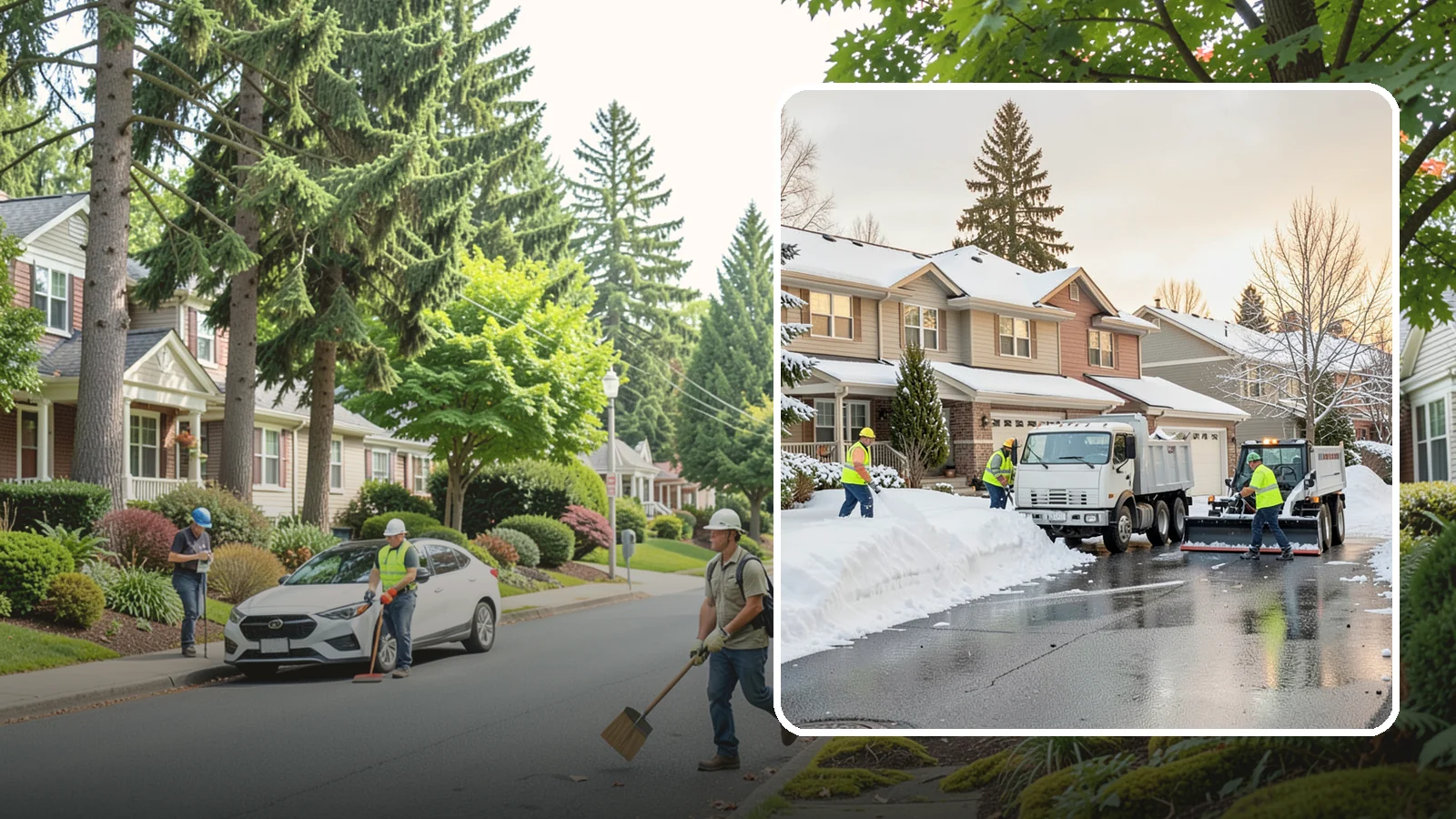Residential Snow Removal in Beaux Arts Village, King County, WA - We clear snow and ice from Western Washington homes when a Puget Sound cold snap catches your neighborhood off guard.