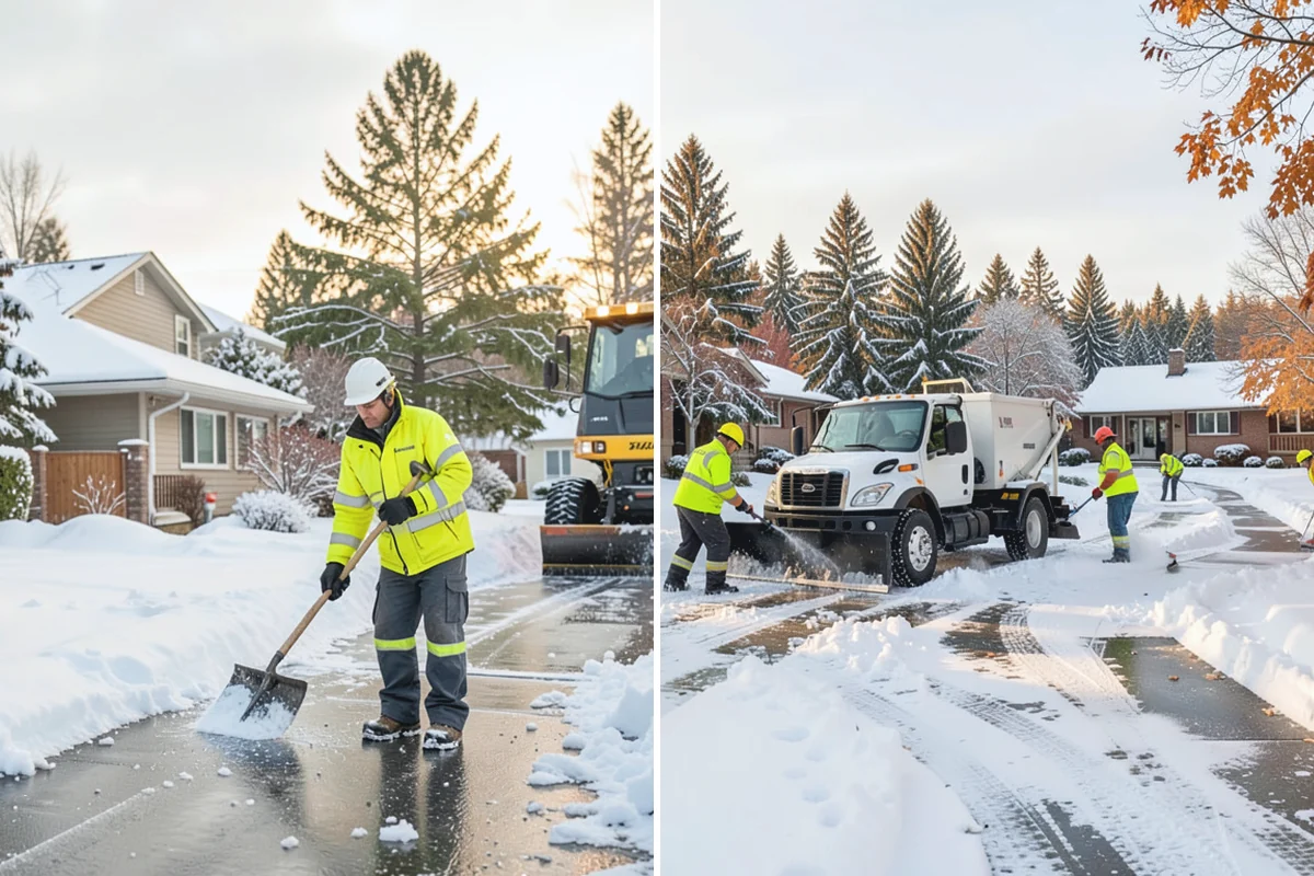 Residential Snow Removal in Beaux Arts Village, King County, WA - We confirm your address and map the surfaces that need clearing